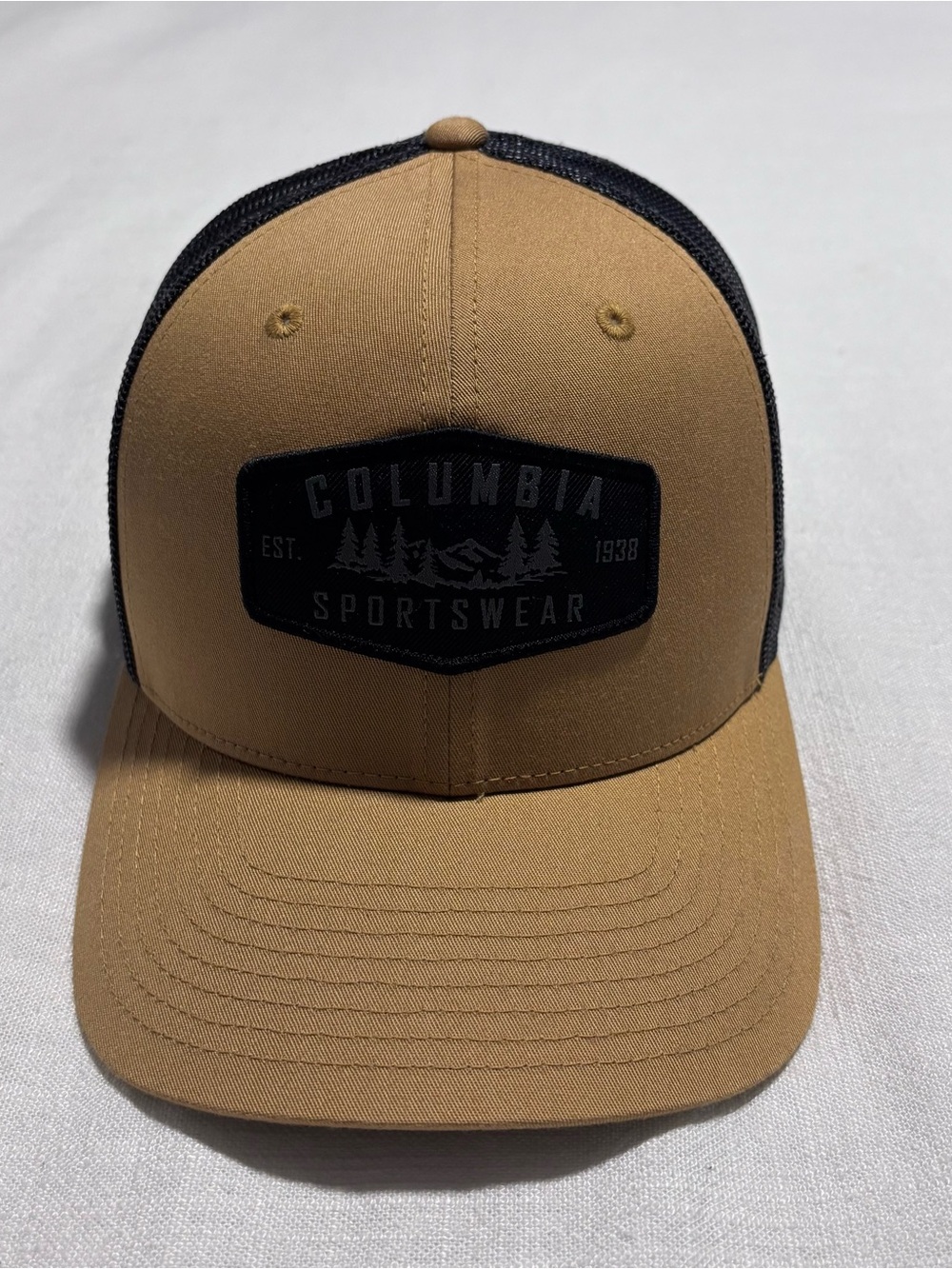 Columbia Sportswear Snapback Trucker Hat | Tan/Black | OSFA